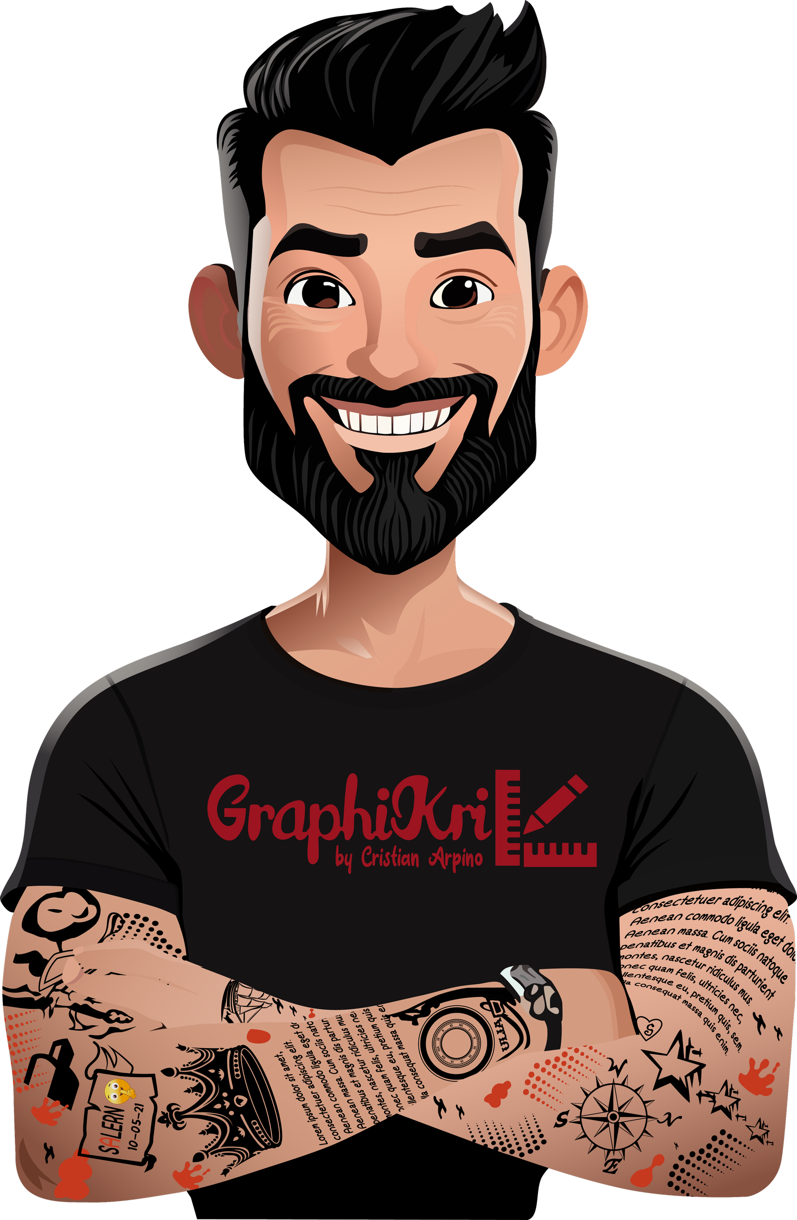 Graphikri illustration of Cristian Arpino