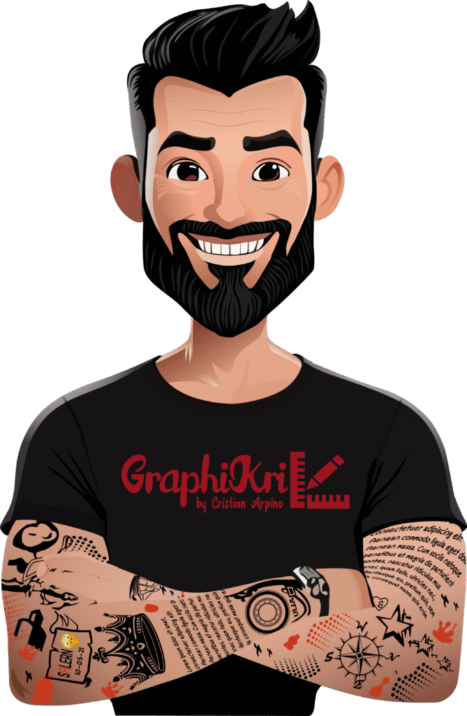 Existing Graphikri illustration representing Cristian Arpino