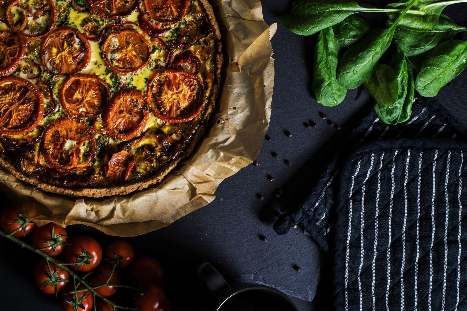 Food photography featured on the restaurant demonstration website